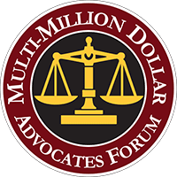 Logo Of Multi-million Dollar Advocate Forum - Cobb Personal Injury